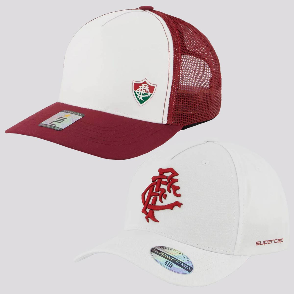 Kit 2 Bonés Fluminense Kit 2 Bonés Fluminense