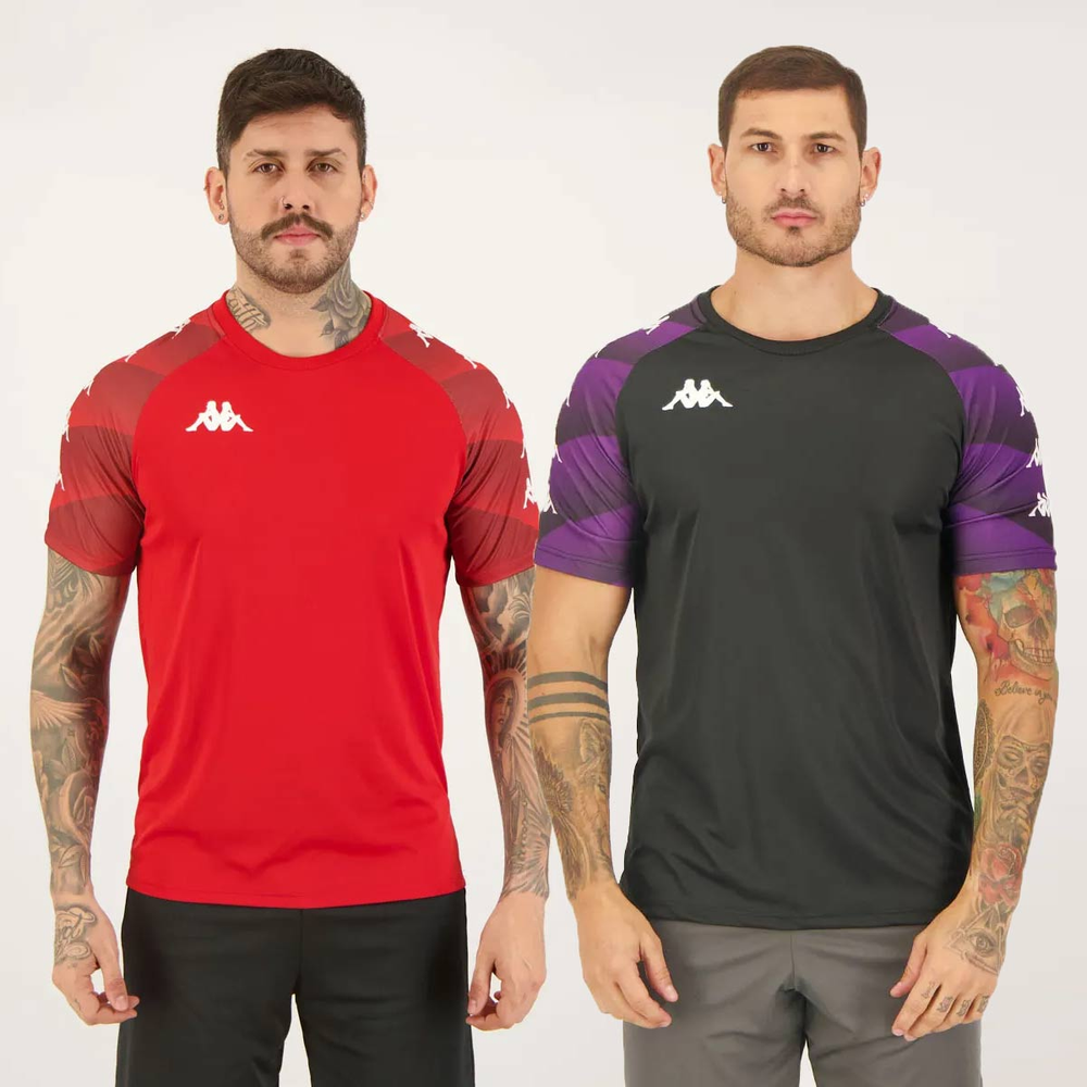 Kit 2 Camisas Kappa Raglany Kit 2 Camisas Kappa Raglany