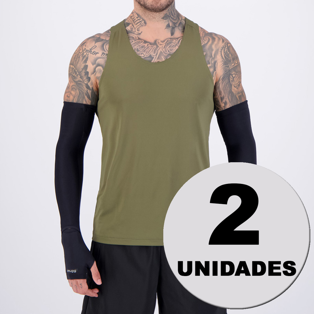 Kit 2 Manguitos Snugg com Abertura para Relógio Preto