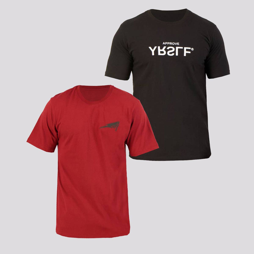 Kit de 2 Camisetas Approve Spare Preta e Vinho Kit de 2 Camisetas Approve Spare Preta e Vinho