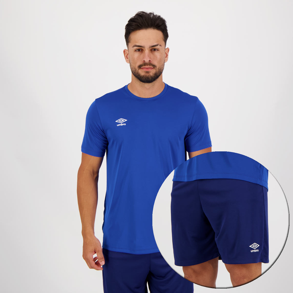 Kit de Uniforme Umbro TWR Striker II Azul