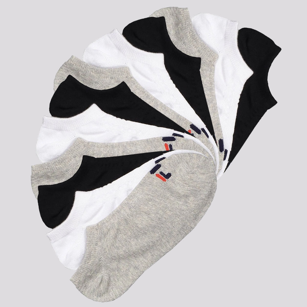 Kit Meia 12 Pares Fila Cano Curto Lisa