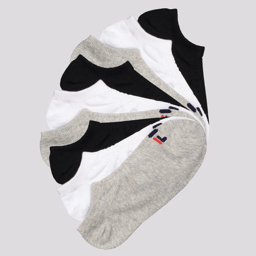 Kit Meia 9 Pares Fila Cano Curto Lisa Kit Meia 9 Pares Fila Cano Curto Lisa