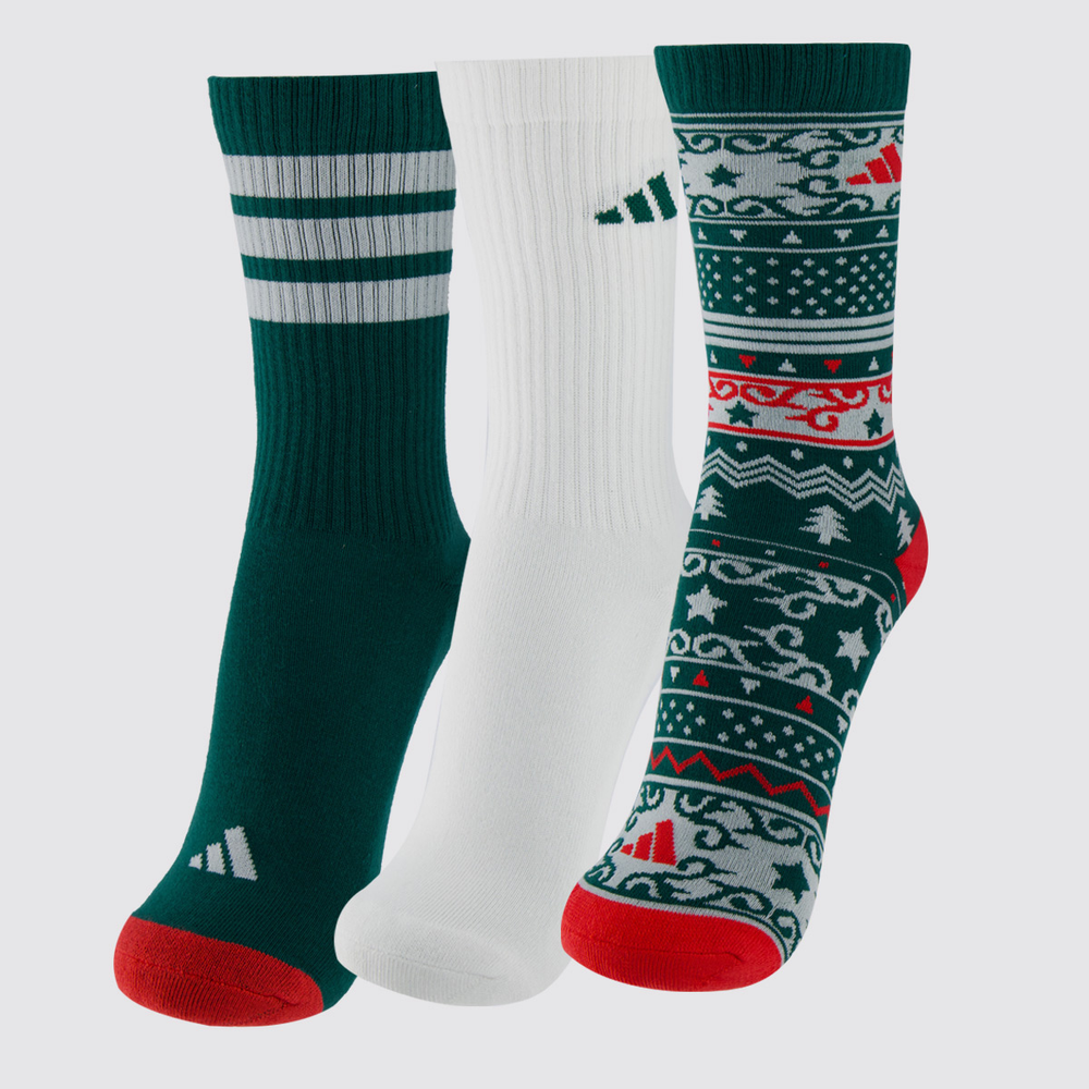 Kit Meia Adidas GFX Cano Alto 3 Pares