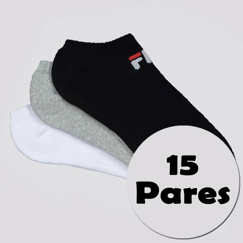 Kit Meia Fila 15 Pares Curto