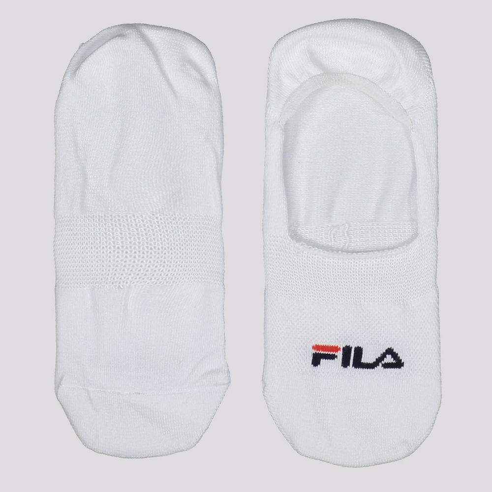 Kit Meia Fila 3 Pares Cano Invisível Branco Kit Meia Fila 3 Pares Cano Invisível Branco