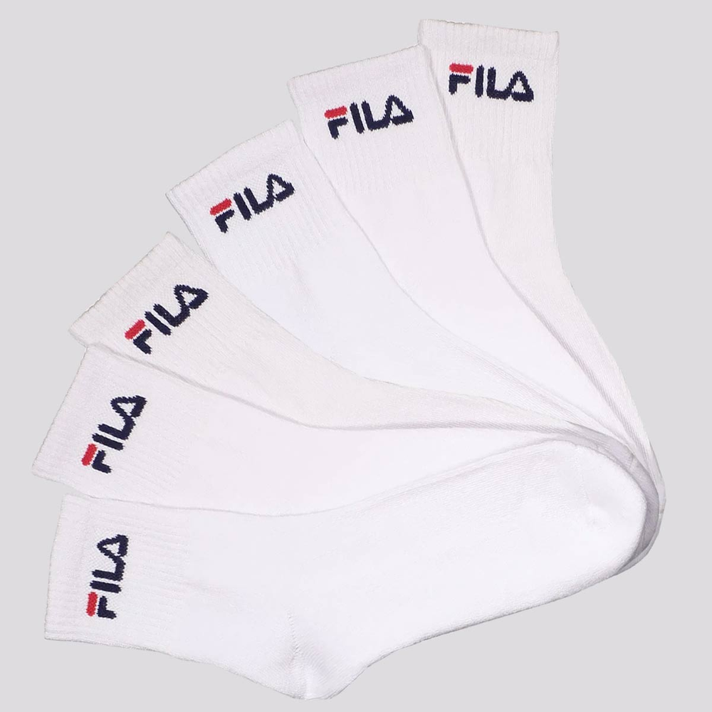 Kit Meia Fila 6 Pares Cano Médio