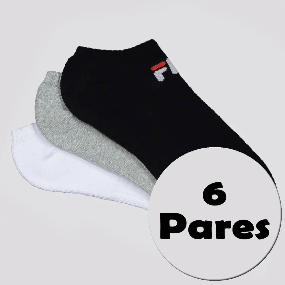 Kit Meia Fila 6 Pares Curto