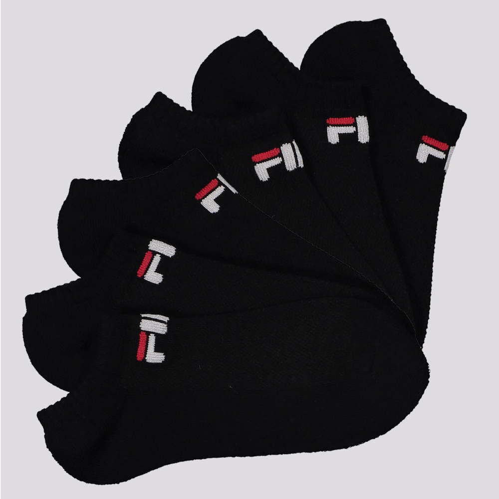 Kit Meia Fila Light 6 Pares Cano Curto Preto Kit Meia Fila Light 6 Pares Cano Curto Preto