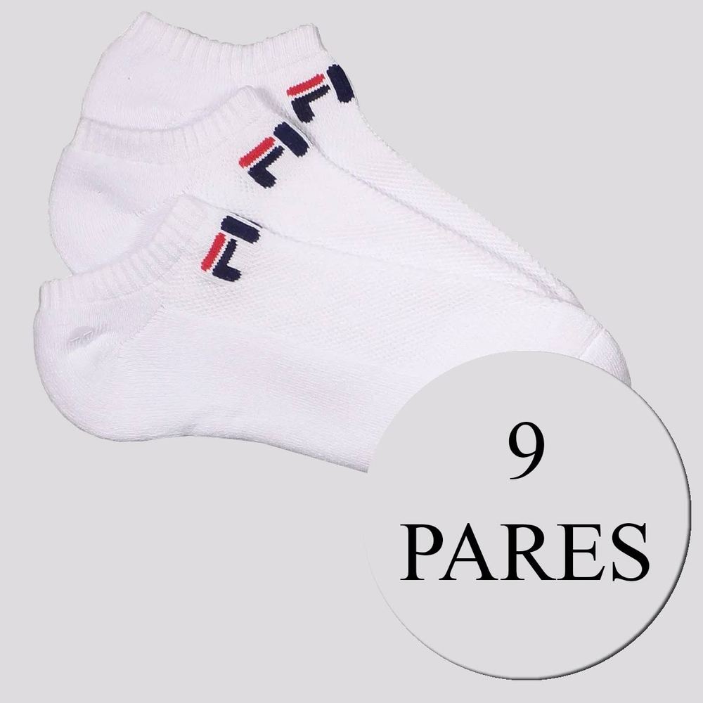Kit Meia Fila Light 9 Pares Cano Curto