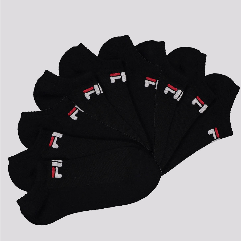 Kit Meia Fila Light 9 Pares Cano Curto Preto Kit Meia Fila Light 9 Pares Cano Curto Preto