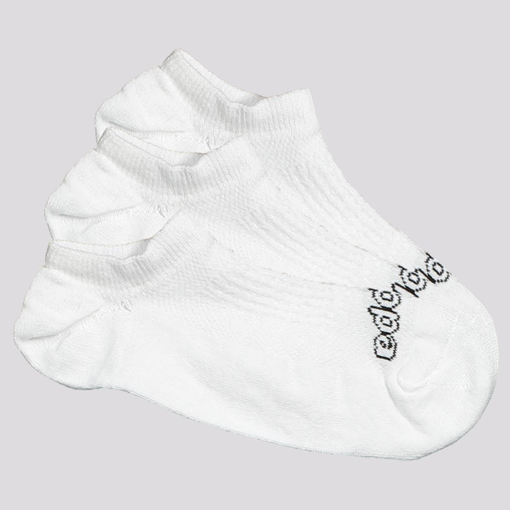 Kit Meia Kappa 3 Pares Super Invisível Feminina Branca Kit Meia Kappa 3 Pares Super Invisível Feminina Branca