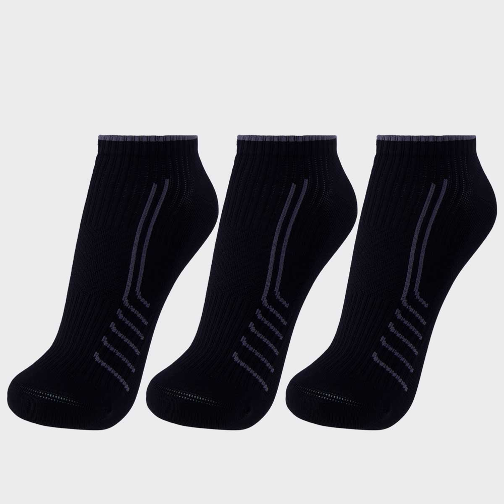 Kit Meia Lupo Sport Roma Cano Curto 3 Pares Preta Kit Meia Lupo Sport Roma Cano Curto 3 Pares Preta