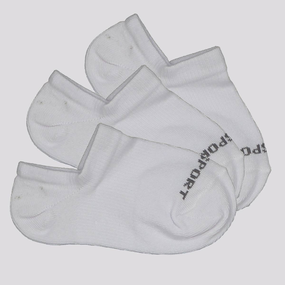 Kit Meia Lupo Sport Sapatilha 3 Pares Branca Kit Meia Lupo Sport Sapatilha 3 Pares Branca