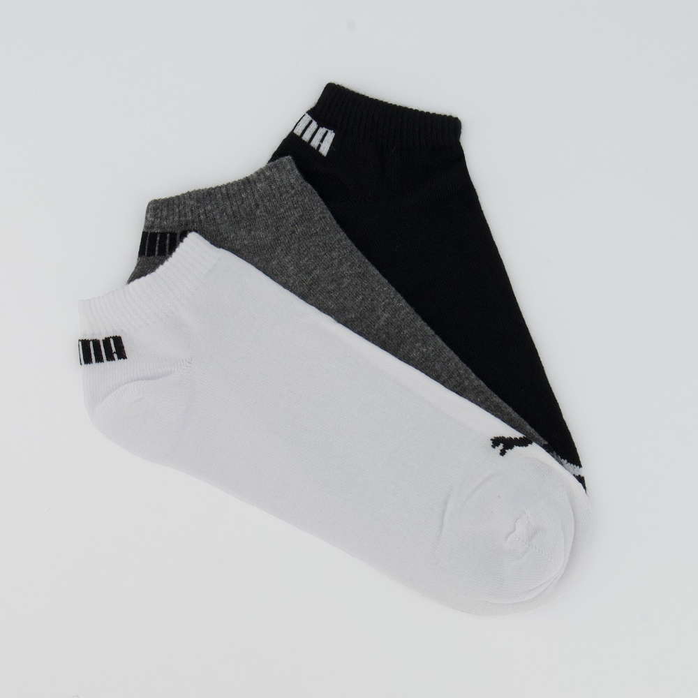 Kit Meia Puma Sapatilha 15 Pares Cano Curto