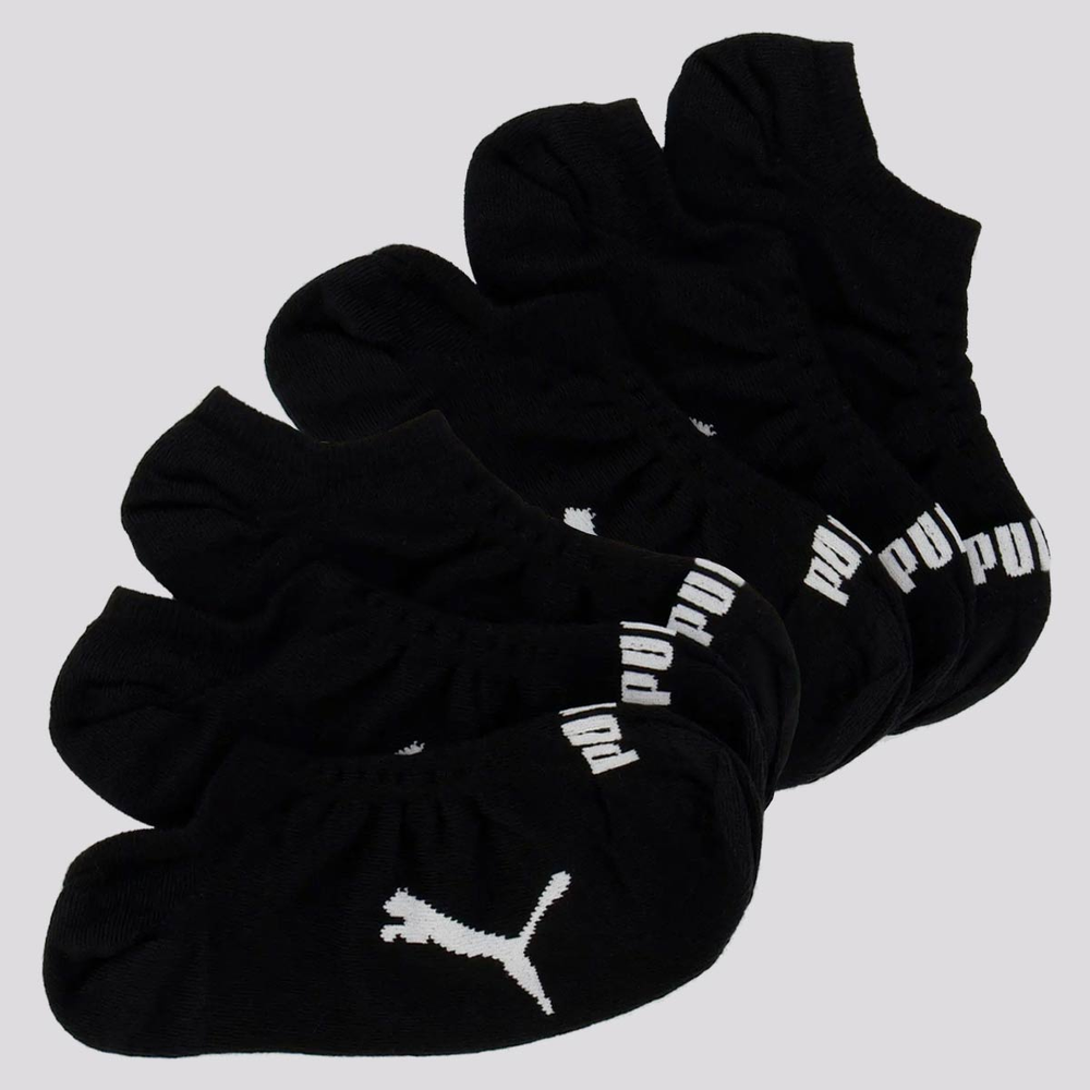 Kit Meia Puma Sapatilha 6 pares Kit Meia Puma Sapatilha 6 pares