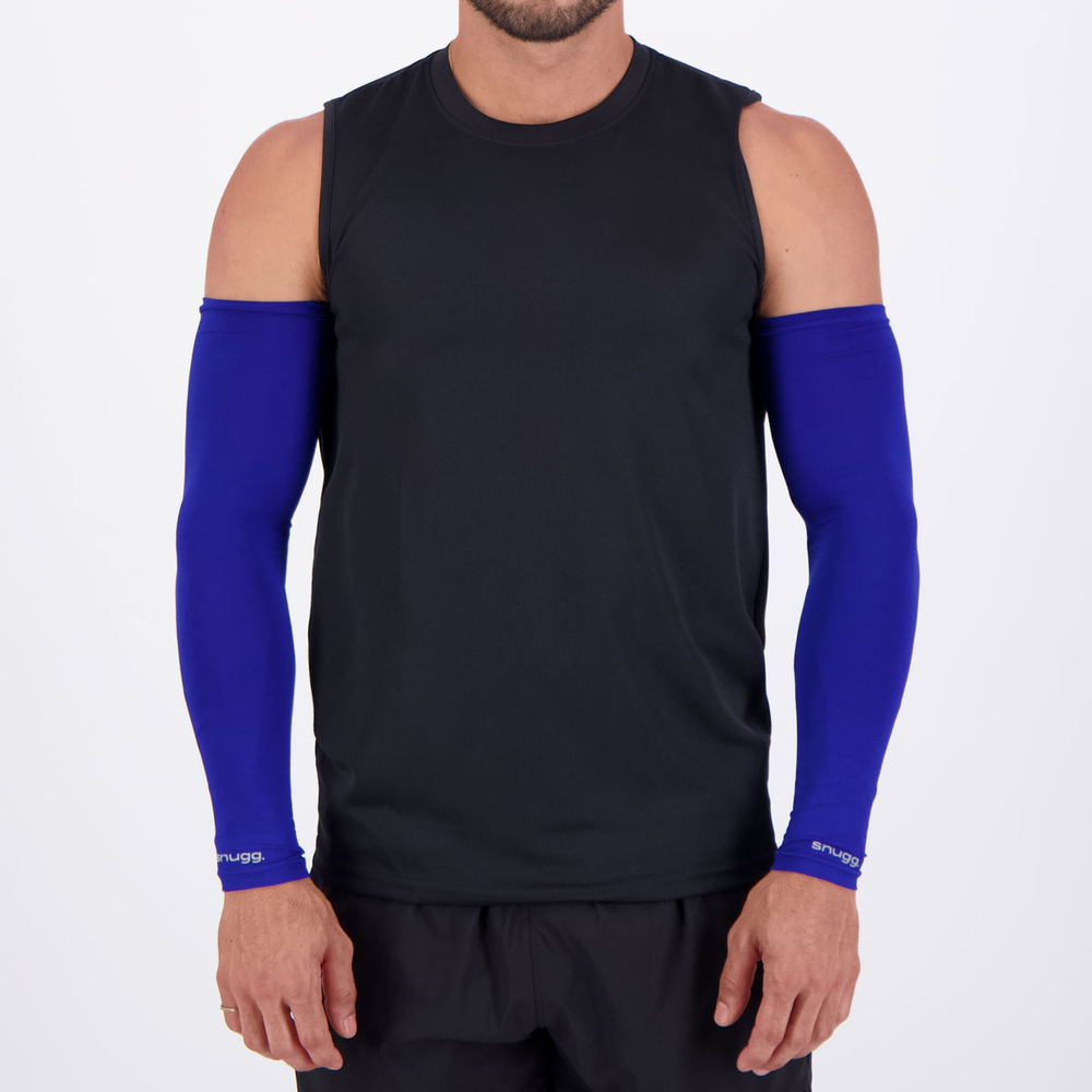 Manguito Snugg UV50+ Longo Azul Manguito Snugg UV50+ Longo Azul