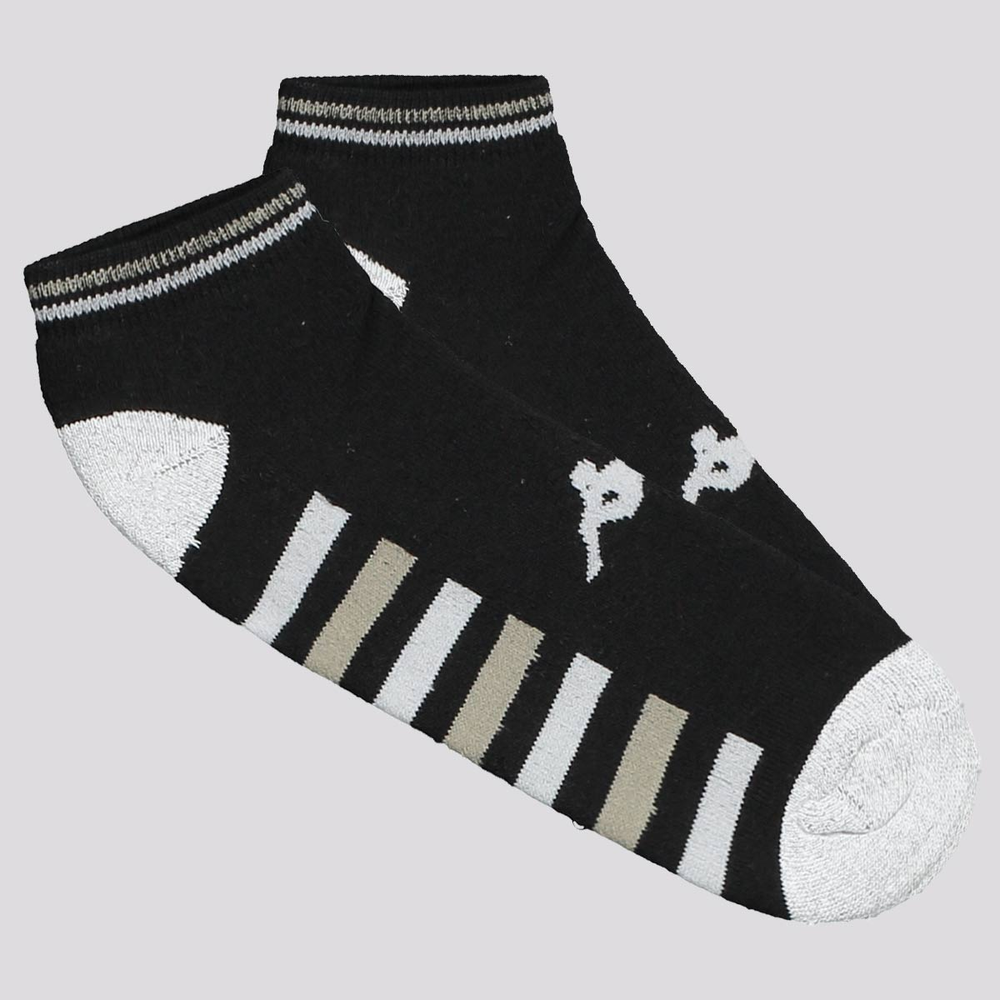 Meia Kappa Comfort Cano Baixo Preta