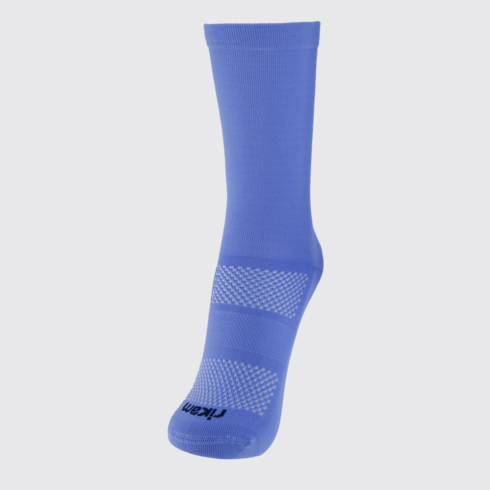 Meia Rikam Performance Colors Cano Médio Azul Claro Meia Rikam Performance Colors Cano Médio Azul Claro