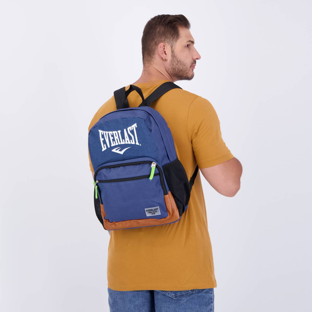 Mochila Everlast Skool Azul