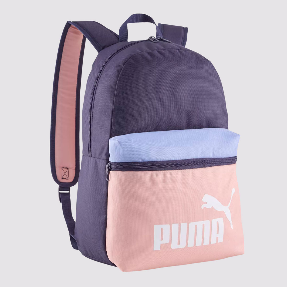 Mochila Puma Phase Color Block Roxa Mochila Puma Phase Color Block Roxa