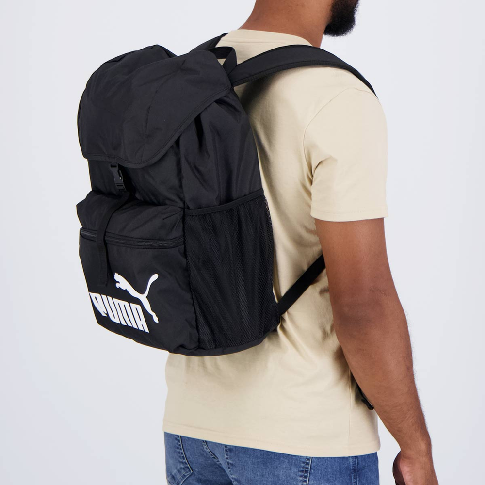 Mochila Puma Phase Hooded Preto Mochila Puma Phase Hooded Preto