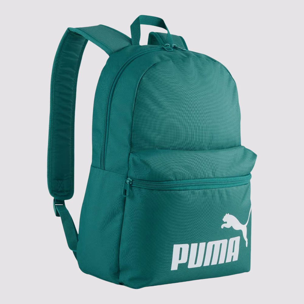 Mochila Puma Phase Logo Verde e Branca Mochila Puma Phase Logo Verde e Branca