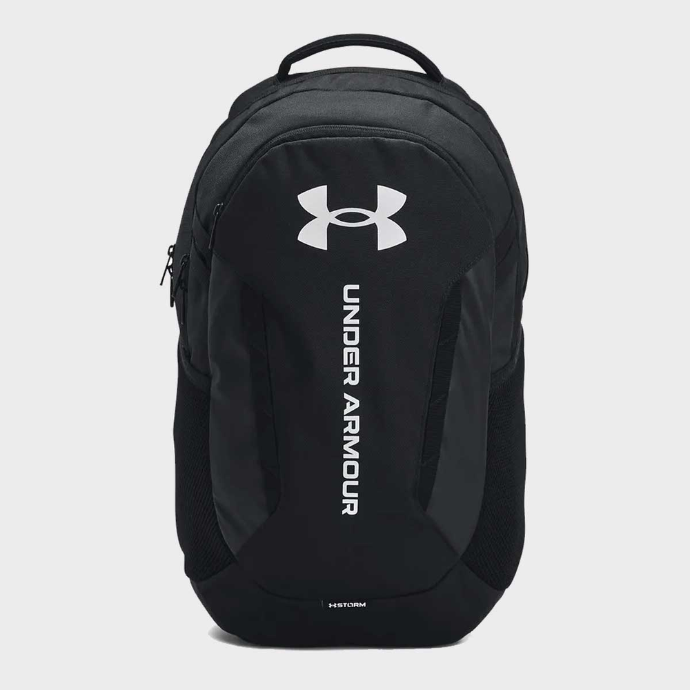 Mochila Under Armour Hust 6.0 Preta e Branca Mochila Under Armour Hust 6.0 Preta e Branca