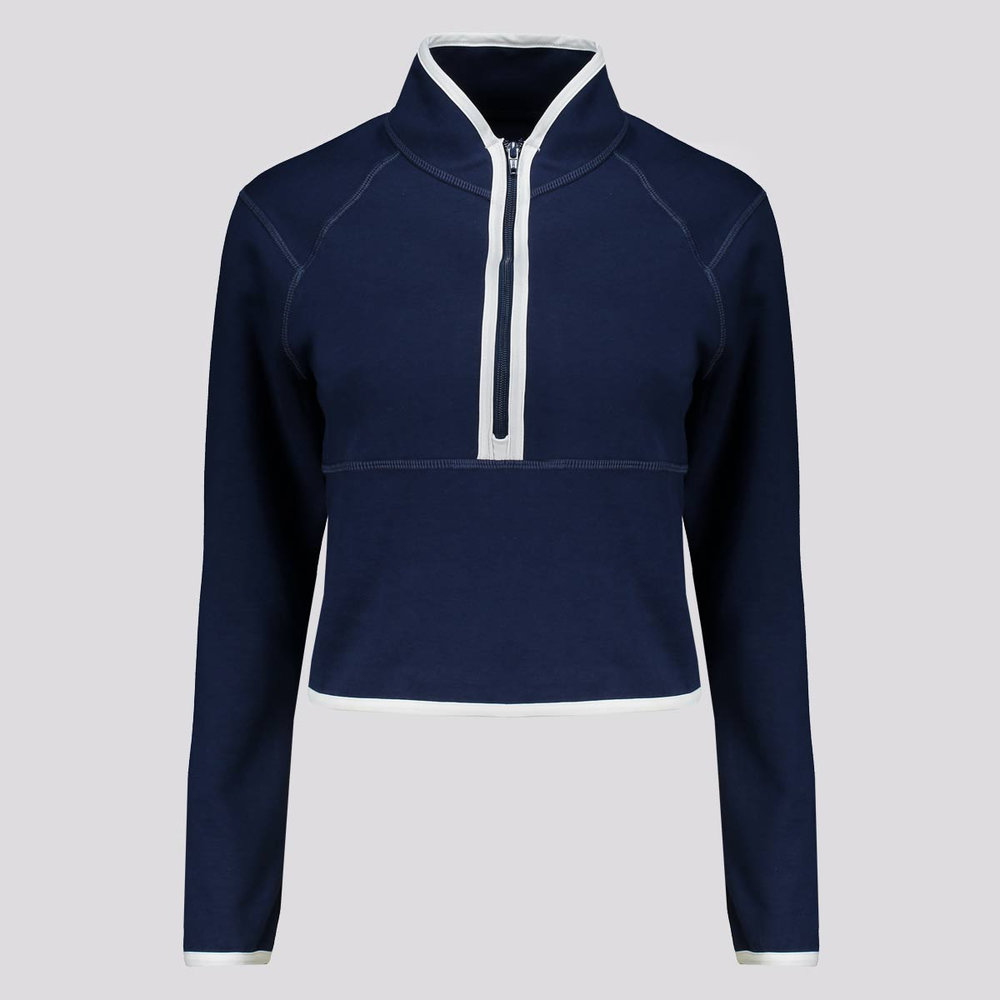 Moletom Fila Cotton Blend Future Sports Ziper Feminino Marinho Moletom Fila Cotton Blend Future Sports Ziper Feminino Marinho