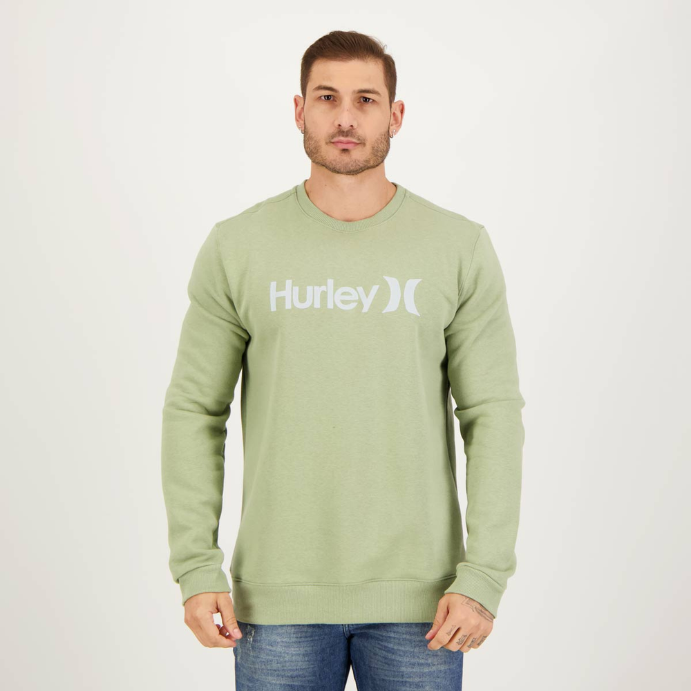 Moletom Hurley One Only Verde Moletom Hurley One Only Verde