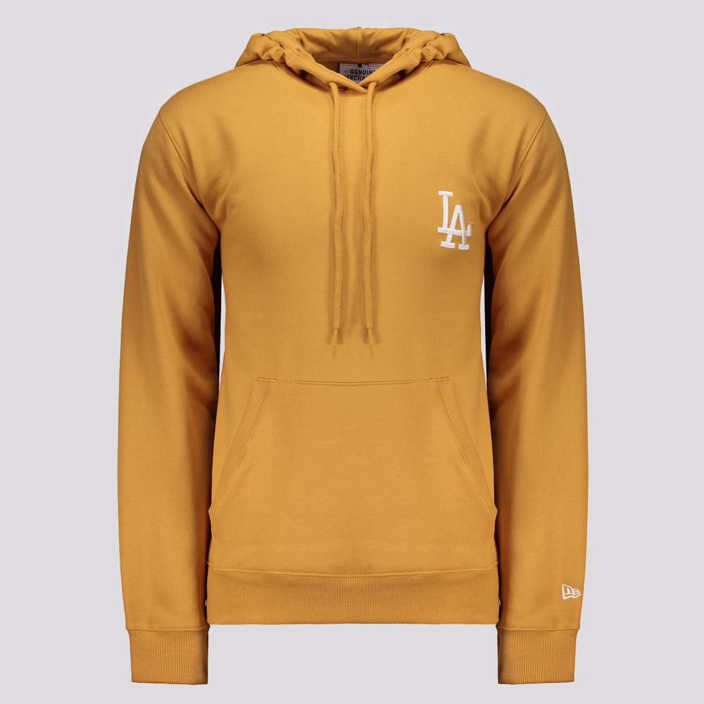 Moletom New Era MLB Los Angeles Dodgers Core Bege Moletom New Era MLB Los Angeles Dodgers Core Bege
