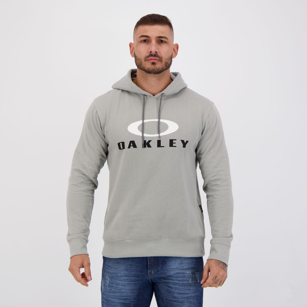 Moletom Oakley Double Style Cinza Moletom Oakley Double Style Cinza