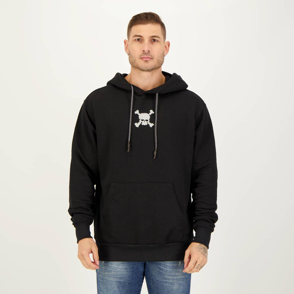 Moletom Oakley Skull Heritage Hoodie Preto Moletom Oakley Skull Heritage Hoodie Preto