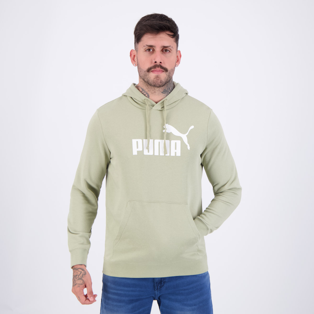 Moletom Puma ESS No. 1 Logo TR Verde Claro Moletom Puma ESS No. 1 Logo TR Verde Claro