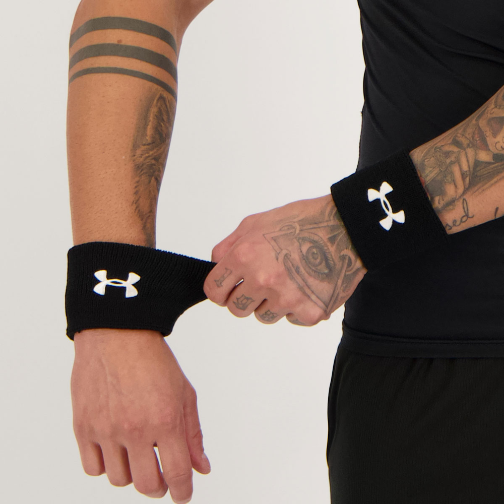 Munhequeira Under Armour Performance Preta Munhequeira Under Armour Performance Preta