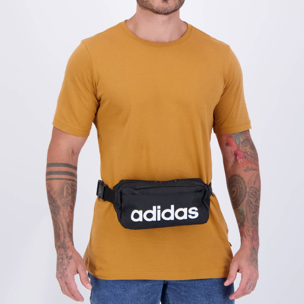 Pochete Adidas Linear Preta