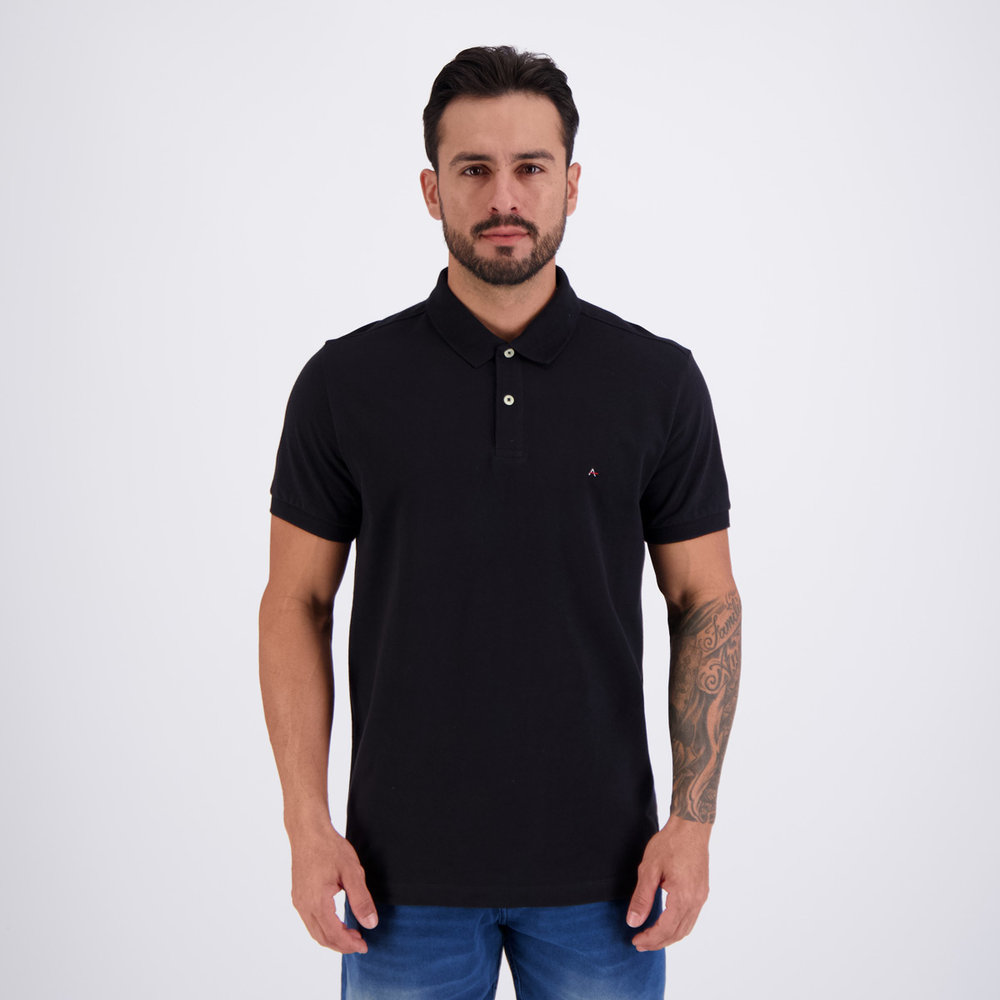 Polo Aramis Basica Piquet Preto Polo Aramis Basica Piquet Preto