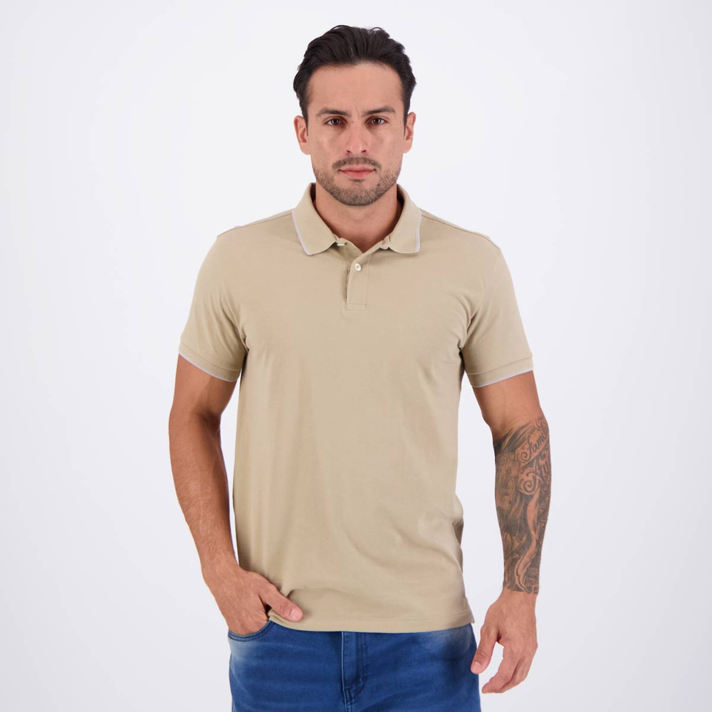 Polo Aramis Classic 1 Friso Bege Polo Aramis Classic 1 Friso Bege