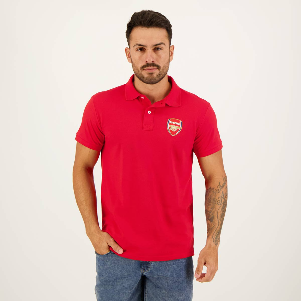 Polo Arsenal Collar Vermelha Polo Arsenal Collar Vermelha