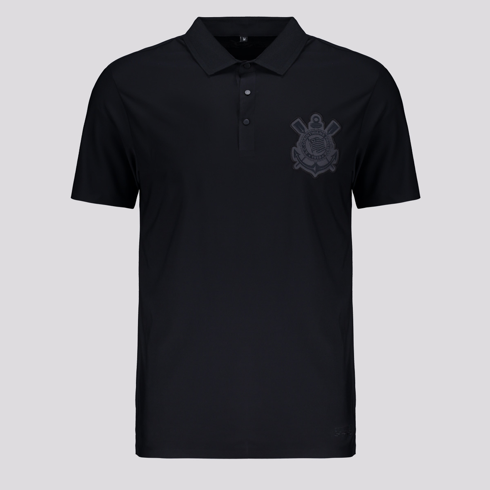 Polo Corinthians Classic Preta Polo Corinthians Classic Preta
