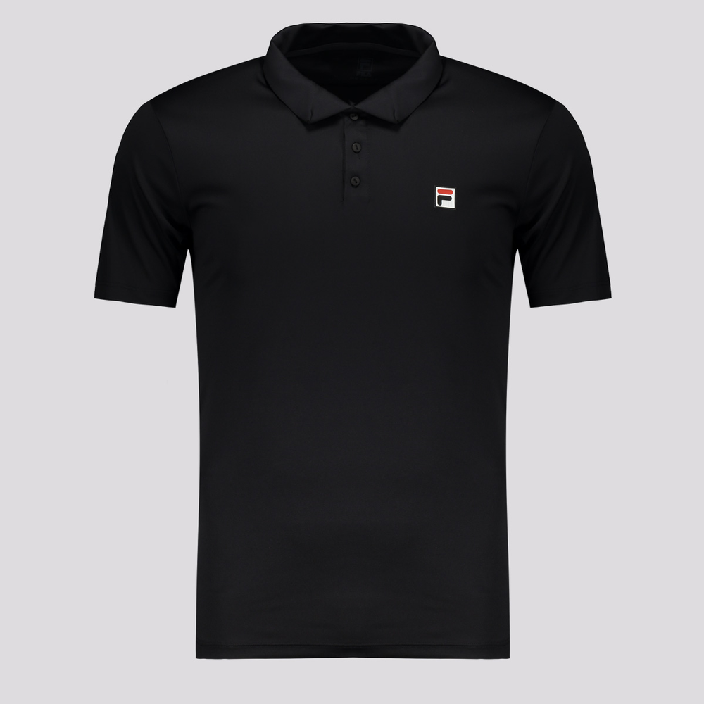 Polo Fila Box Player F-Box II Preta Polo Fila Box Player F-Box II Preta
