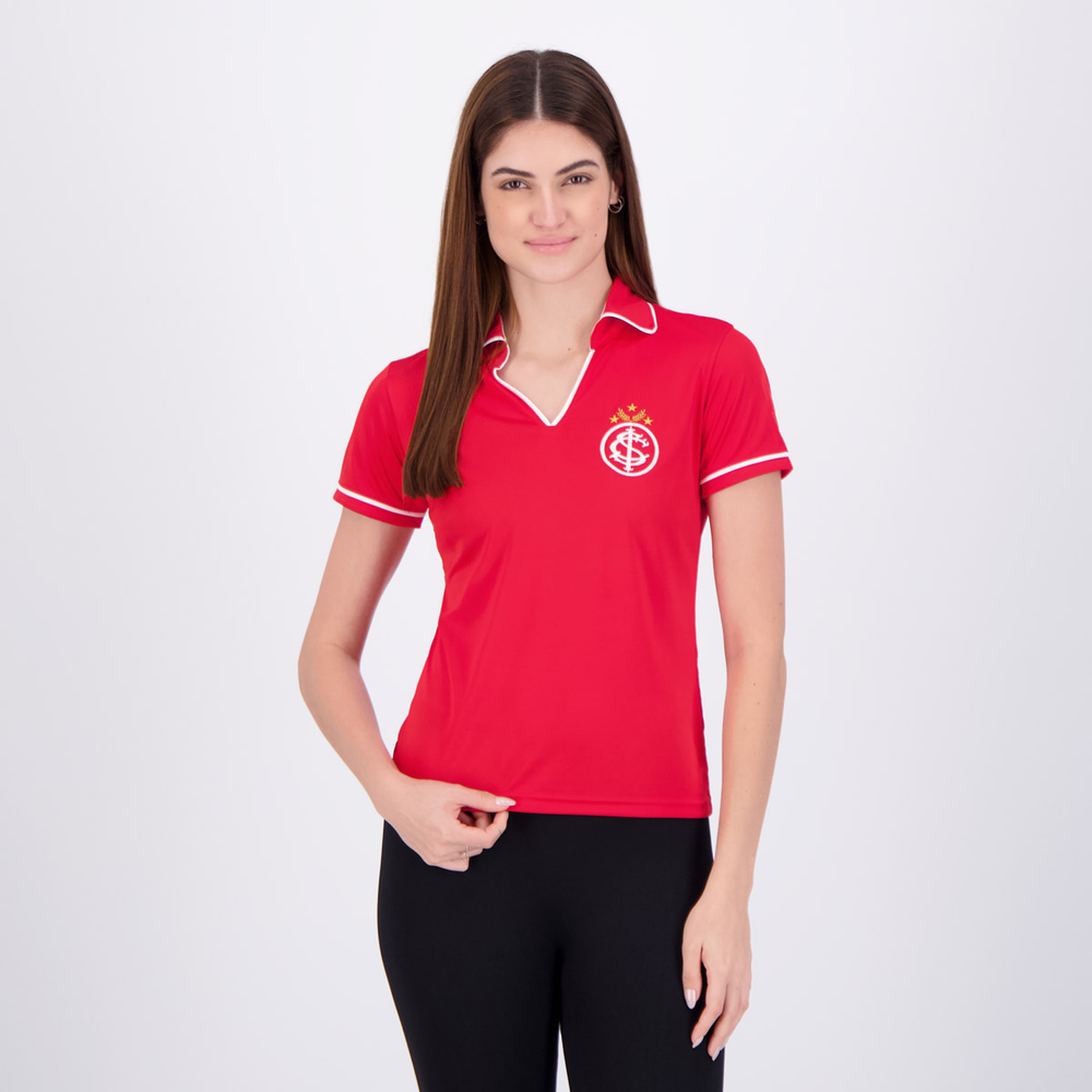 Polo Internacional Feminina Vermelha Polo Internacional Feminina Vermelha