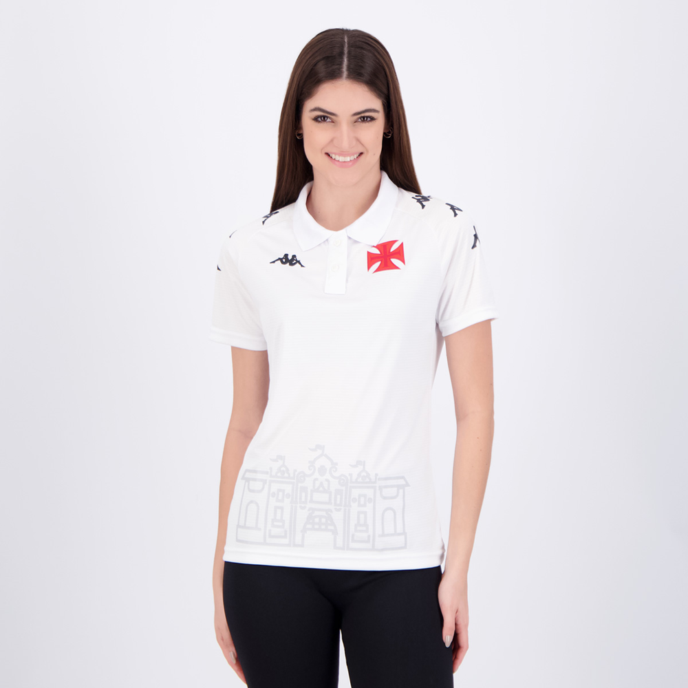 Polo Kappa Vasco São Januário Feminina Polo Kappa Vasco São Januário Feminina