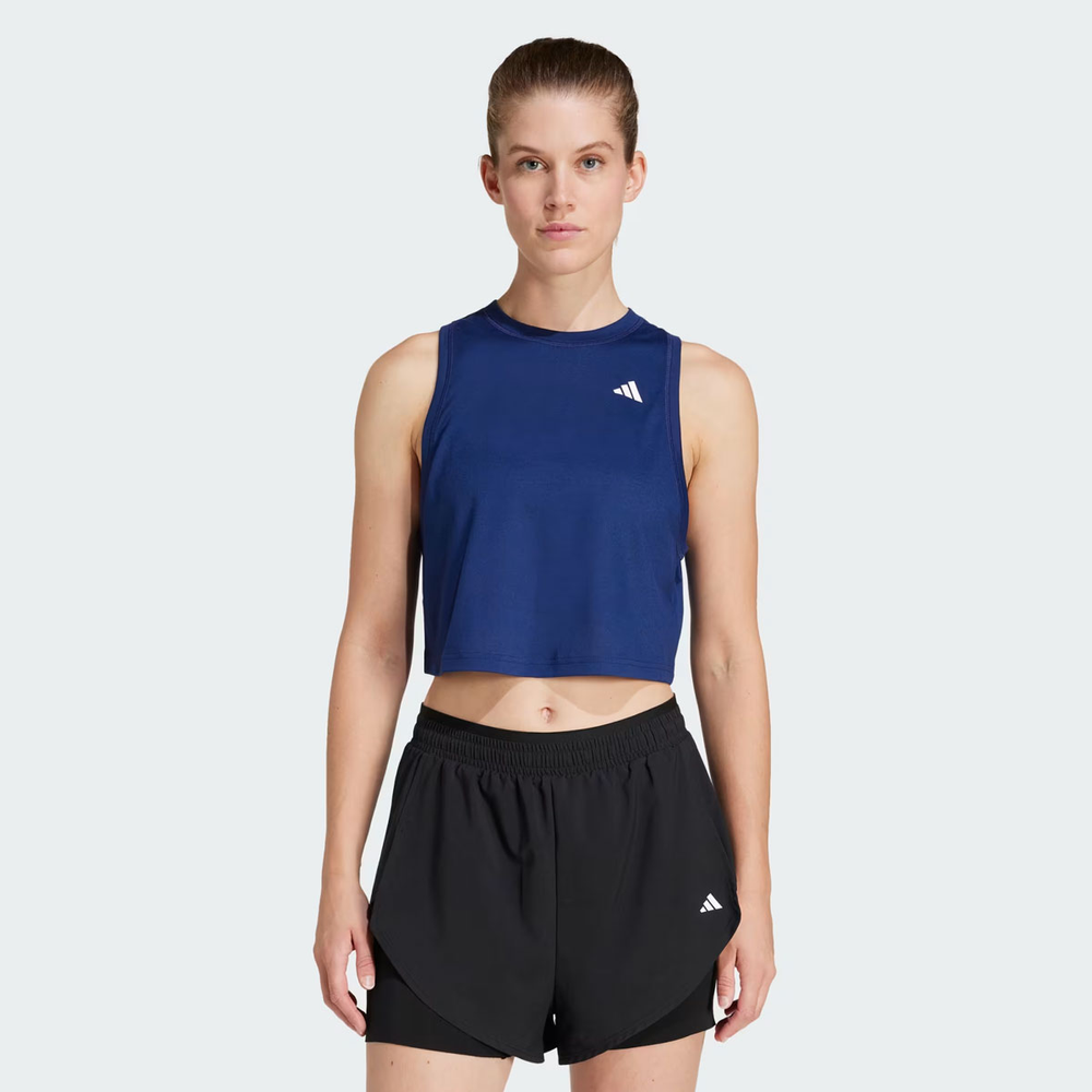 Regata Adidas Boxy de Train Essentials Feminina Marinho Regata Adidas Boxy de Train Essentials Feminina Marinho