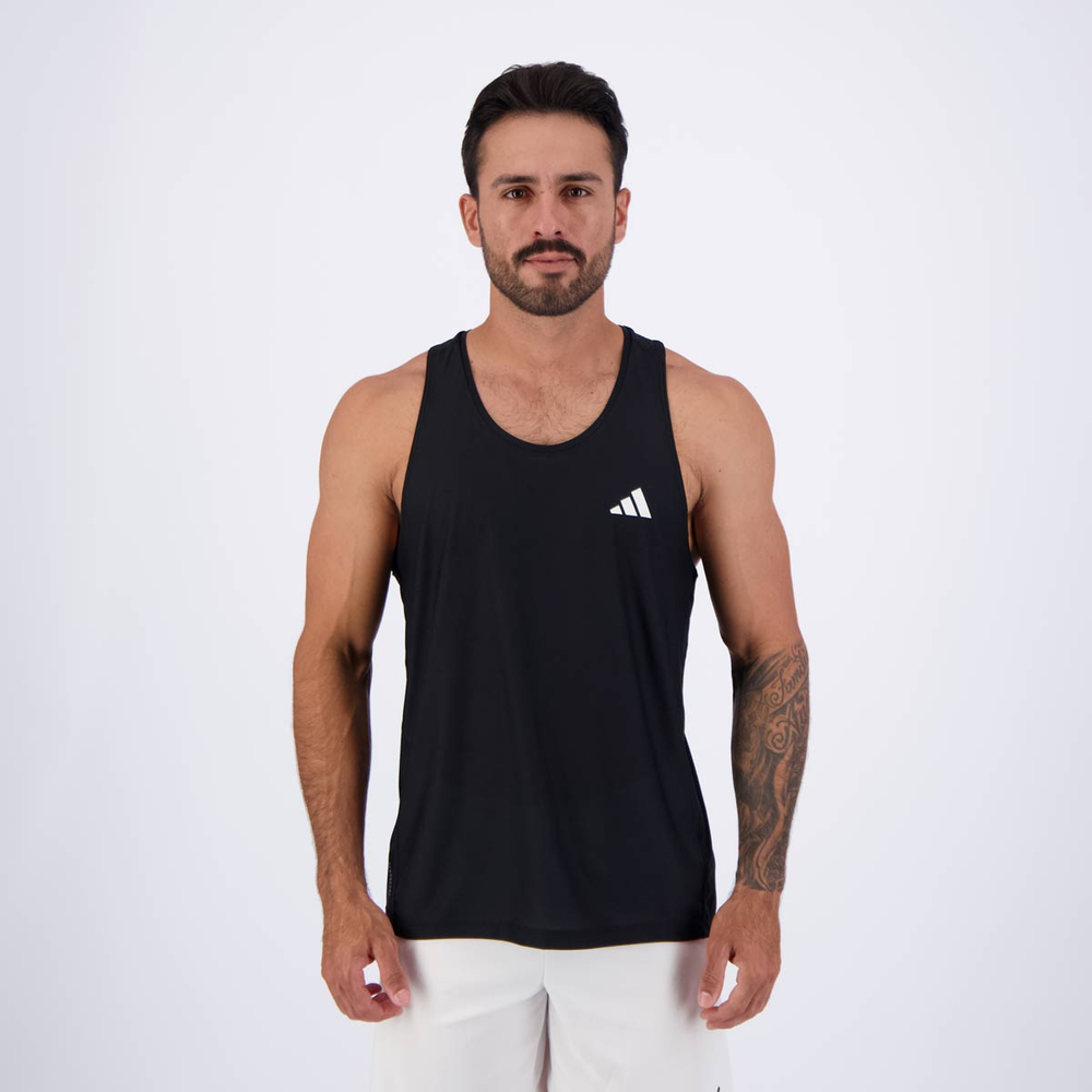 Regata Adidas Own The Run Base Preta Regata Adidas Own The Run Base Preta