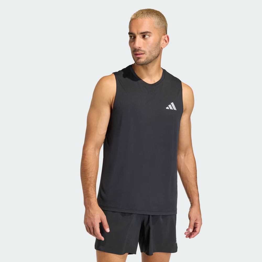 Regata Adidas Run Ess Tank Preta Regata Adidas Run Ess Tank Preta