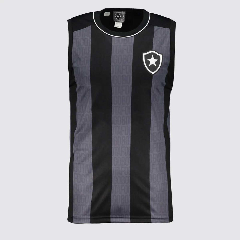 Regata Botafogo Agora Infantil Preta Regata Botafogo Agora Infantil Preta
