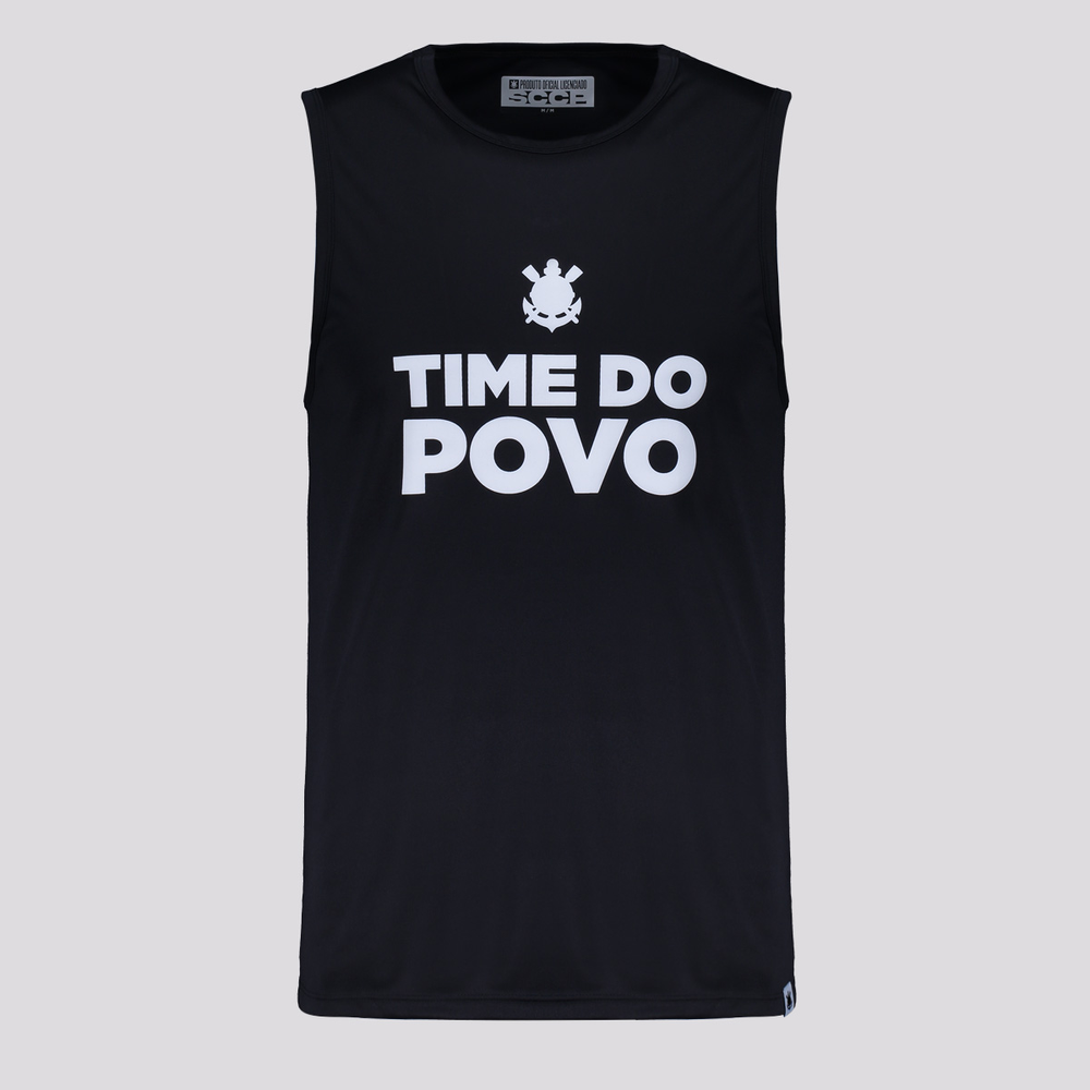 Regata Corinthians Time Do Povo Preta Regata Corinthians Time Do Povo Preta