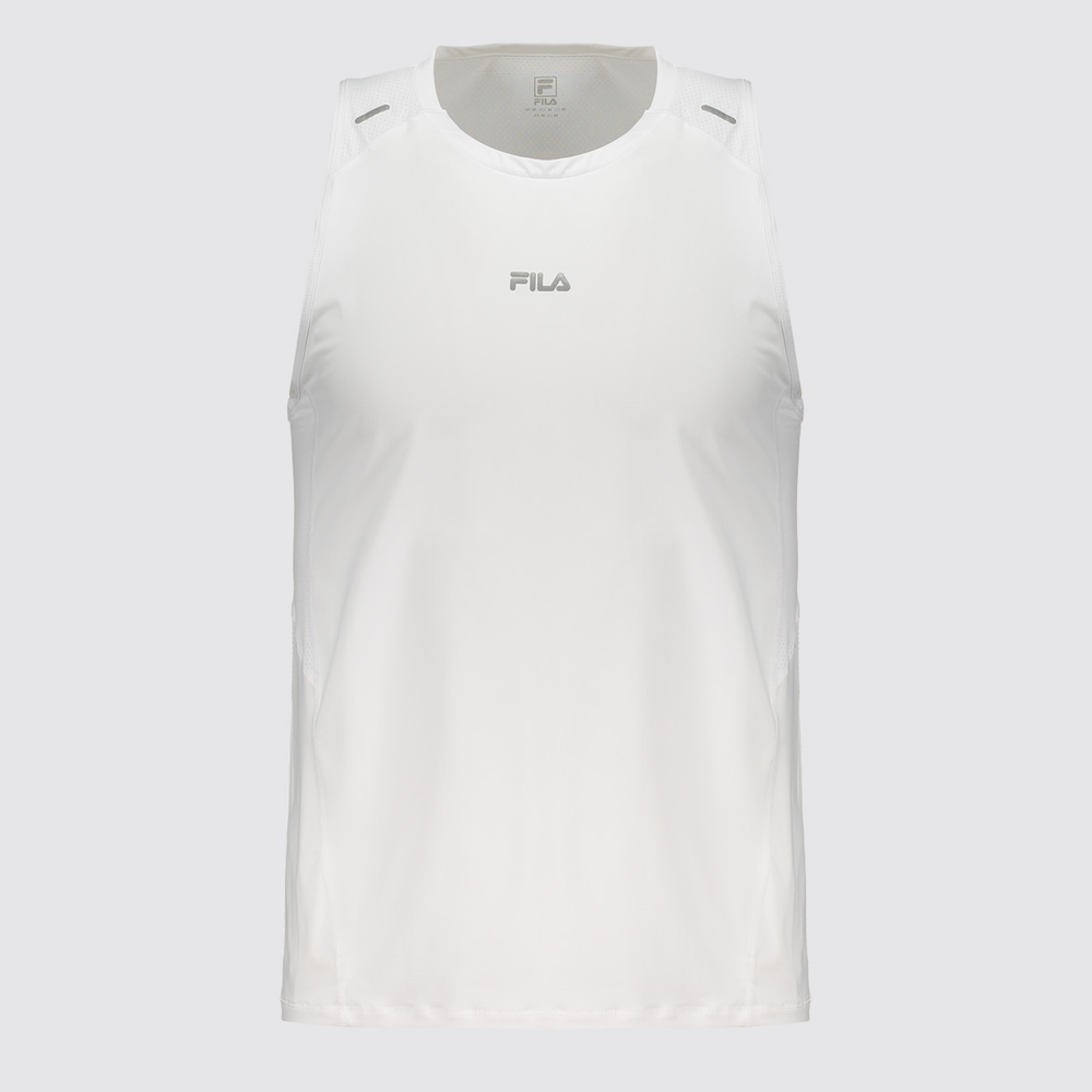 Regata Fila Racer II Branca e Cinza Regata Fila Racer II Branca e Cinza