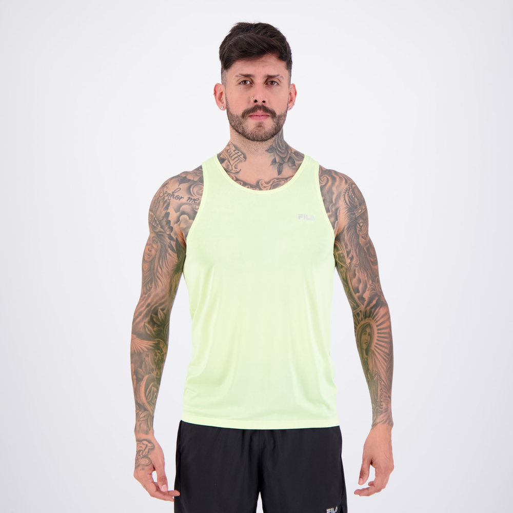 Regata Fila Sport Melange II Amarela Regata Fila Sport Melange II Amarela